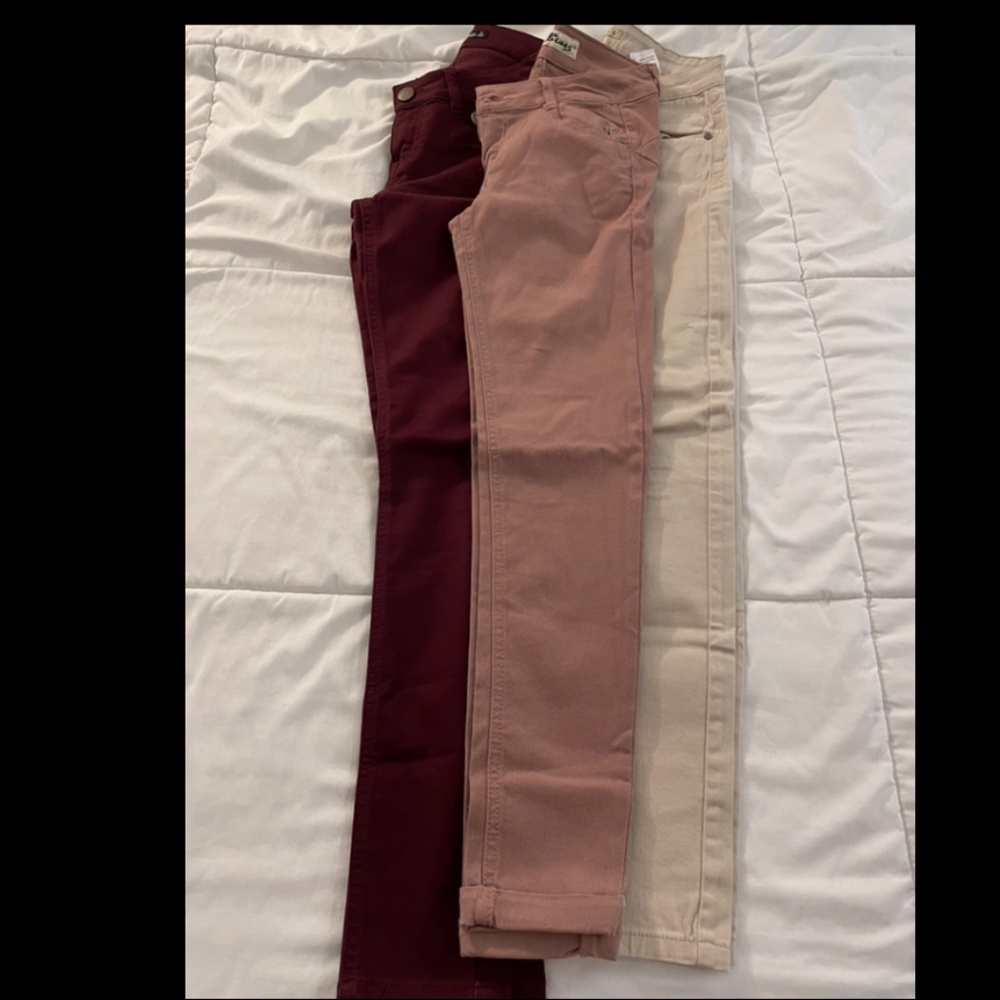 3 like new skinny stretch jean size 0-1